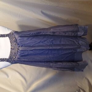 Hush Silk and Beaded Babydoll Dress SZ MD